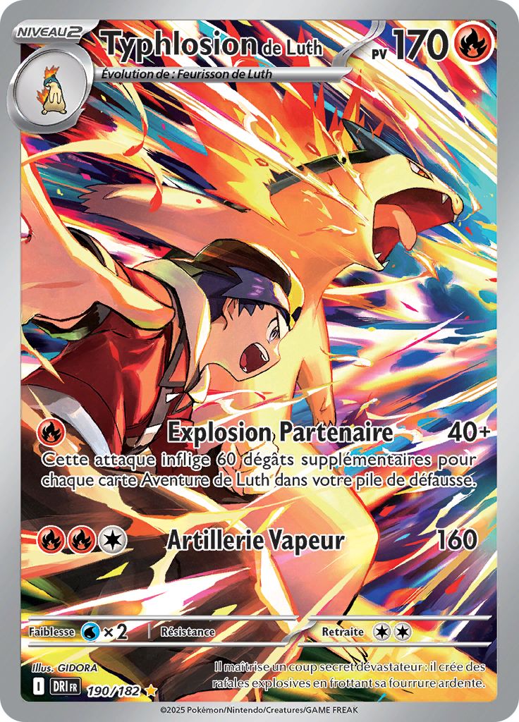 Carte Typhlosion de Luth